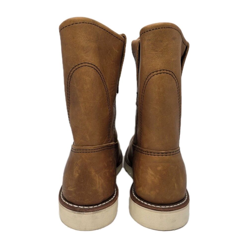 Red Wing Pecos 866 Pull On Leather Work Boot US 5 | EU 37 Made in USA Brown NEW - Picture 12 of 16